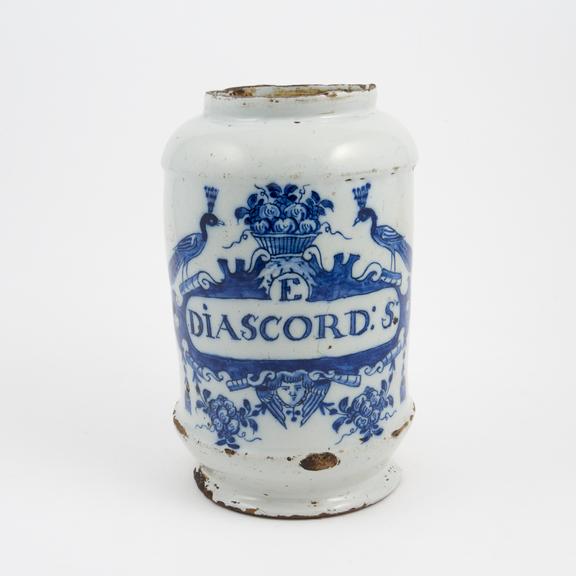 Tin Glazed Earthenware Drug Jar Science Museum Group Collection