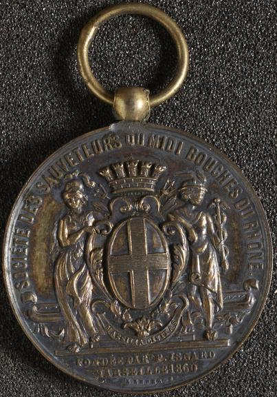 Silver Medal Of The Societe Des Sauveteurs Du Midi Bouches Du Rhone