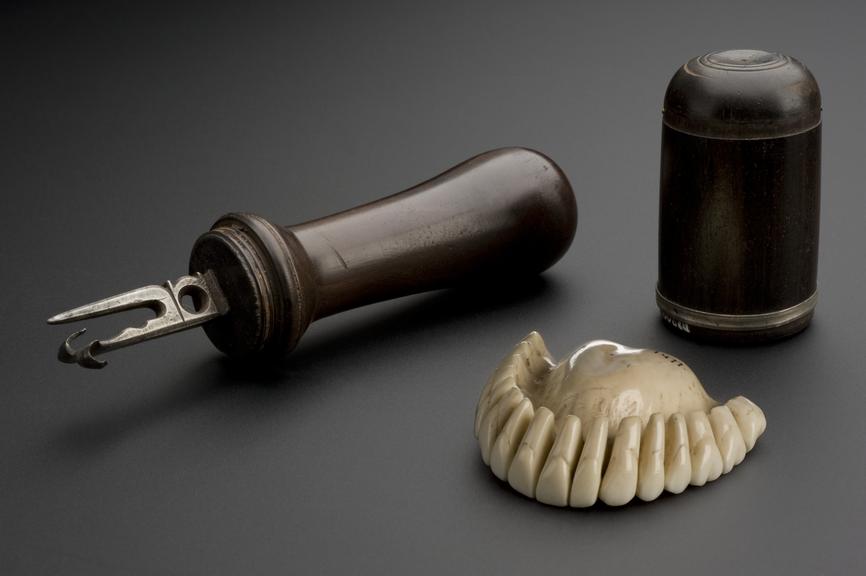 Carving instrument used to make ivory dentures, Europe, 1701-1850