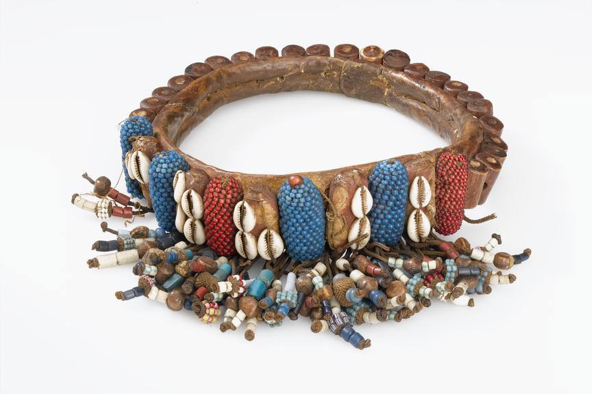 Healer’s decorated necklace, west-central Africa, 1880-1920