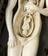 Ivory anatomical figure, a pregnant female