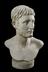 Plaster replica of a Roman bust shows Marcus Modius Asiaticus