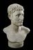 Plaster replica of a Roman bust shows Marcus Modius Asiaticus