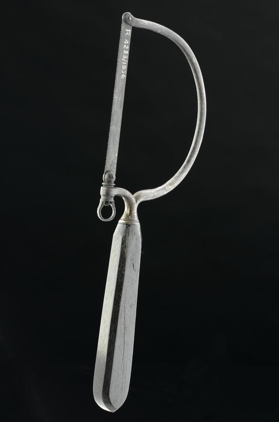 Metacarpal bow-frame saw designed by Benjamin Bell, c