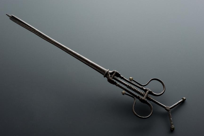 Bullet extractor, 16th century, steel and brass