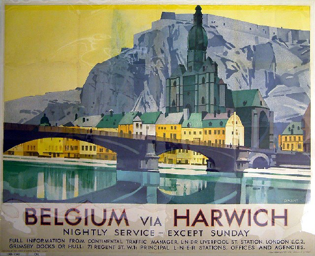 Belgium via Harwich