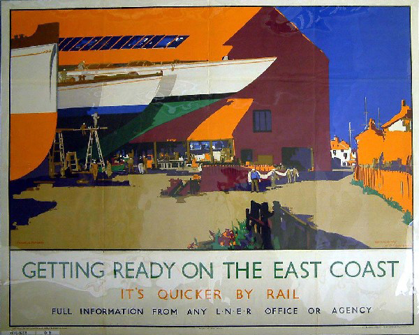 It's Quicker by Rail - Getting ready on the East Coast (poster)