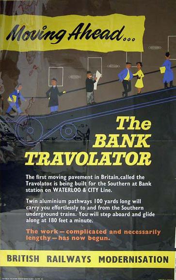 Moving Ahead - The Bank Travolator (poster)