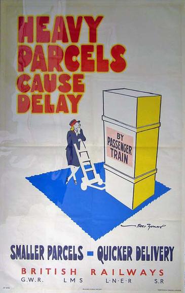 Heavy Parcels Cause Delay (poster)