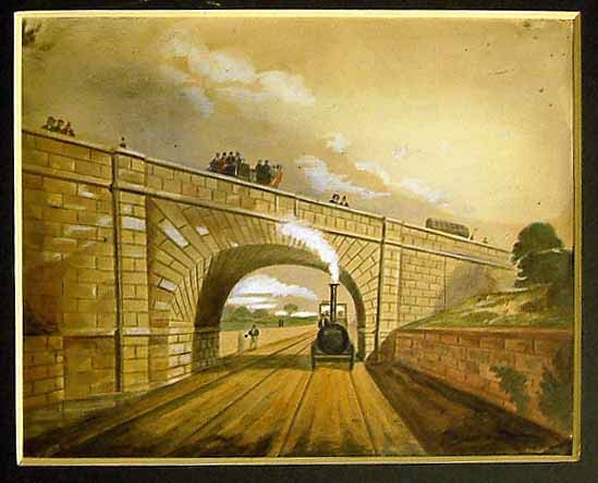 Rainhill Bridge (painting; watercolour)