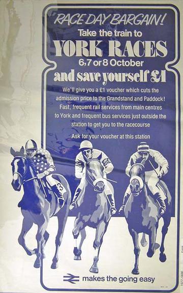 Take the Train to York Races (poster)