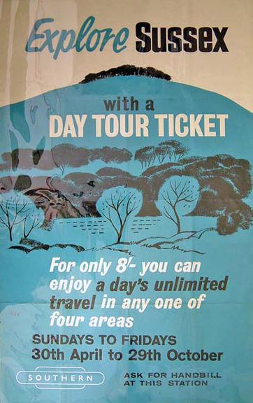 Explore Sussex with a Day Tour ticket (poster)