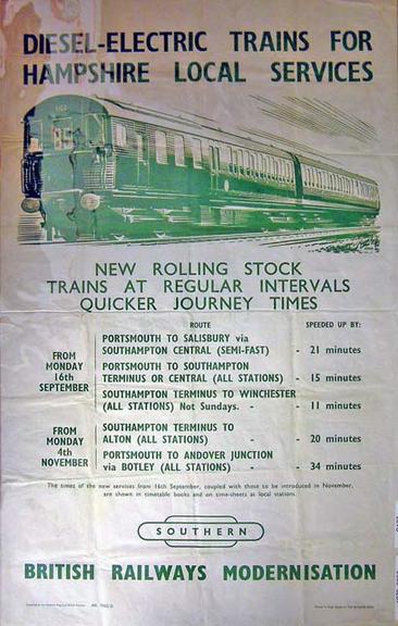 Diesel-Electric Trains for Hampshire Local Services