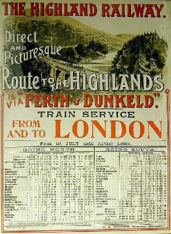 Direct and Picturesque Route to the Highlands (poster)