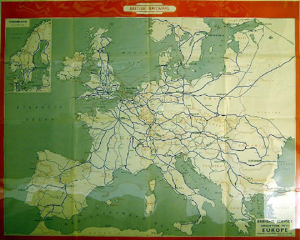 Freight Service Connections with Europe (poster)