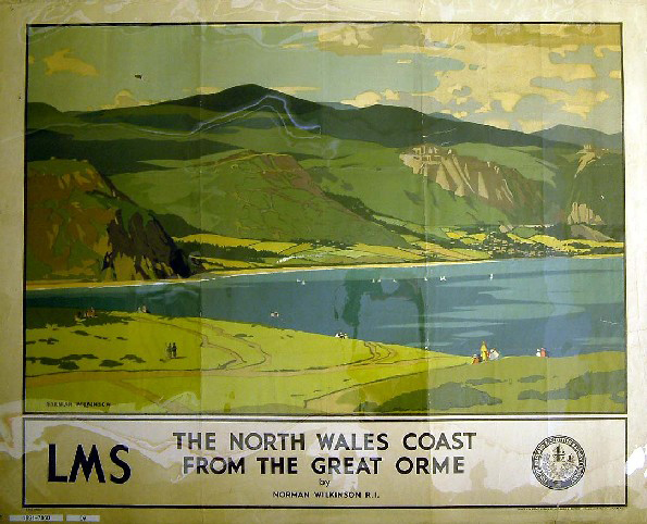 the north wales coast from the great orme