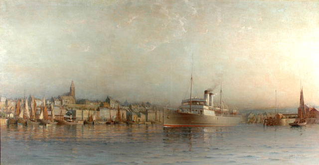 SS Victoria Leaving Boulogne