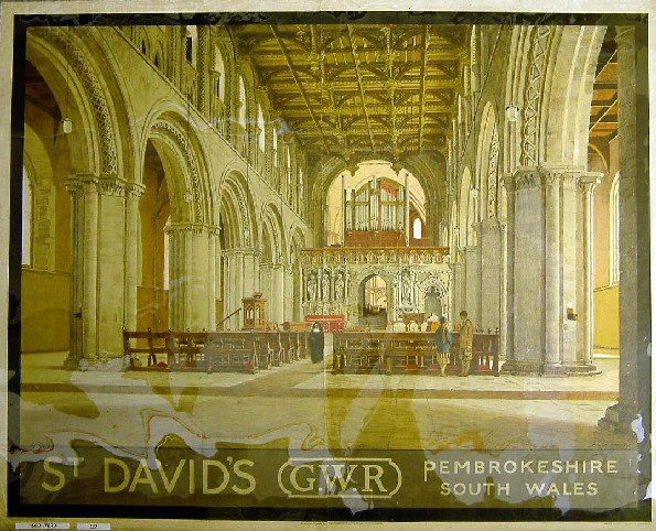 St David's, Pembrokeshire, South Wales (poster)