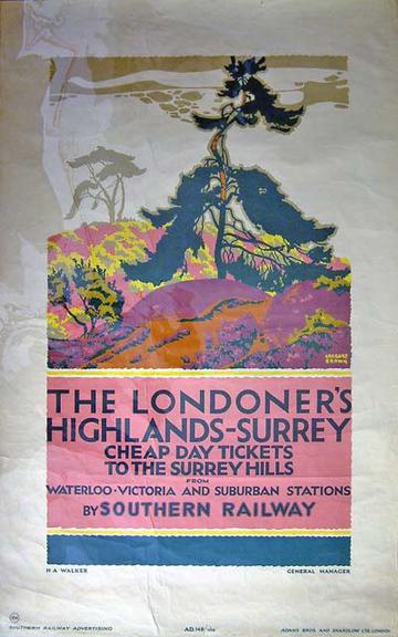 The Londoner's Highlands - Surrey (poster)