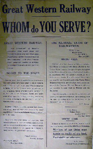 Poster, Whom do you serve? (poster)