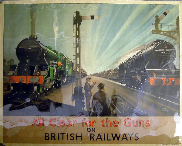 All Clear for the Guns on British Railways (poster)