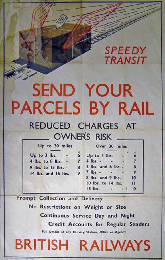 Send your parcels by rail