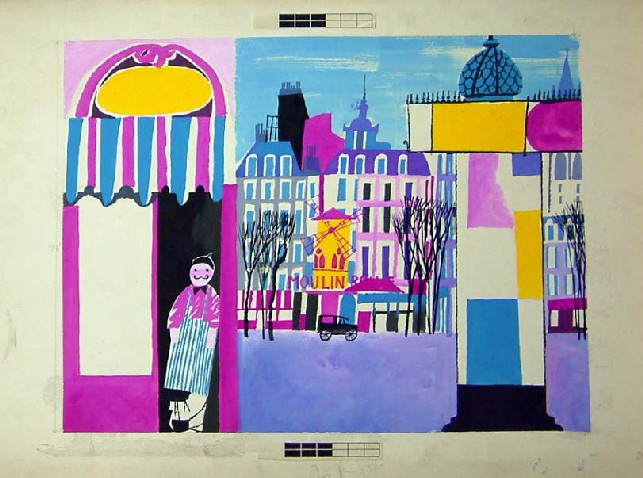 Paris (painting; watercolour; poster artwork)