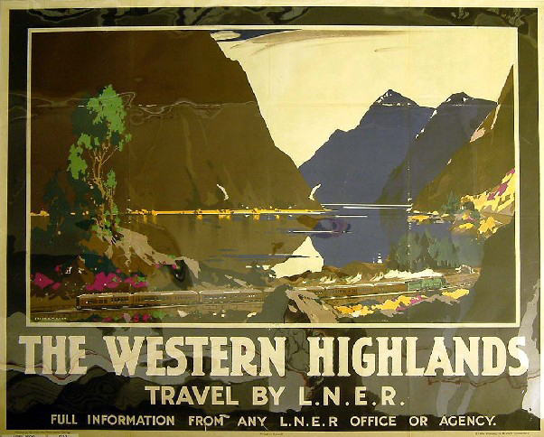 The Western Highlands - Travel by LNER (poster)