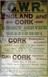 Great Western Railway England and Cork direct service poster (poster)