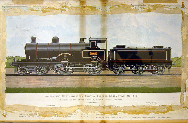 London and North Western Railway Express Locomotive No 513 "Precursor".