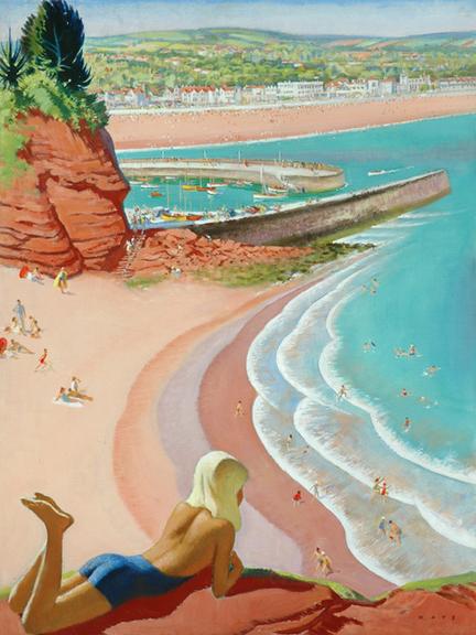 Paignton (painting; oil painting; poster artwork)