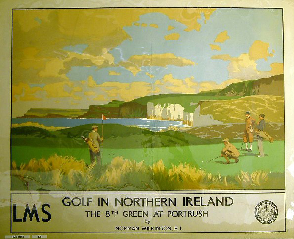 Golf in Northern Ireland (poster)