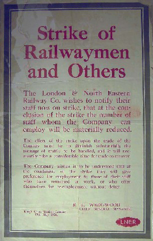 Strike of Railwaymen and Others (poster)