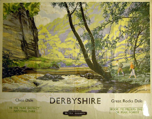 Poster, British Railways (London Midland Region) Derbyshire