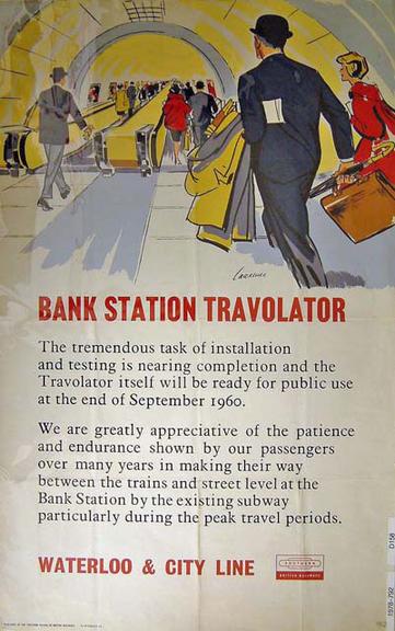 Bank Station Travelator (poster)