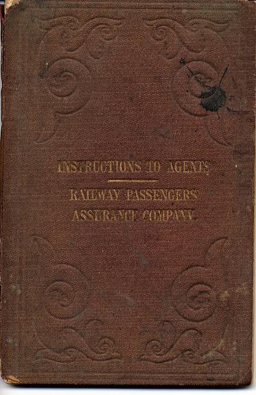 instructions to agents railway passengers assurance company