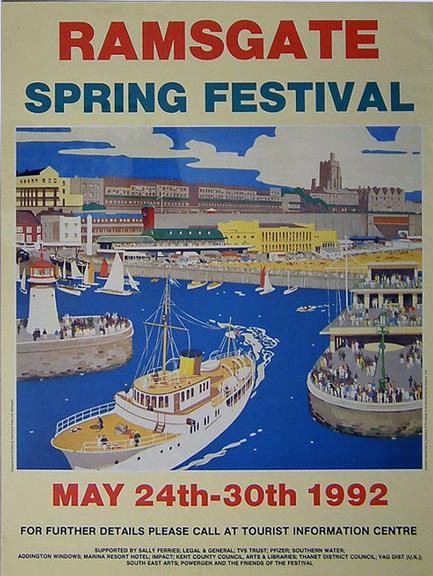 Ramsgate Spring Festival poster. Ramsgate Spring Festival