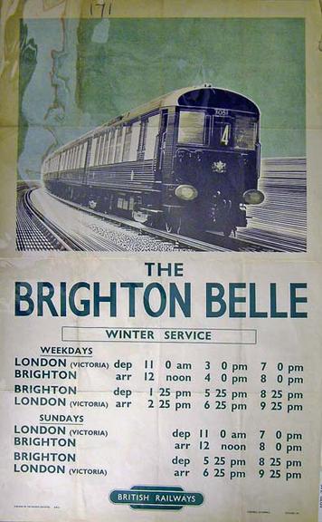 The Brighton Belle winter service (poster)