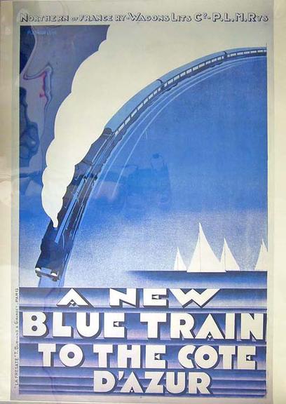 Northern of France Railway/Wagon-Lits Company/PLM Railways reproduction poster