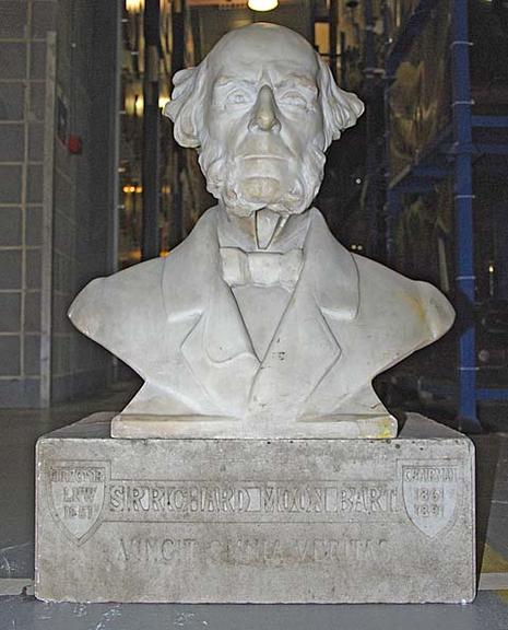 Portrait bust of Sir Richard Moon