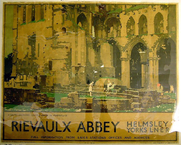 Rievaulx Abbey Helmsley Yorks LNER