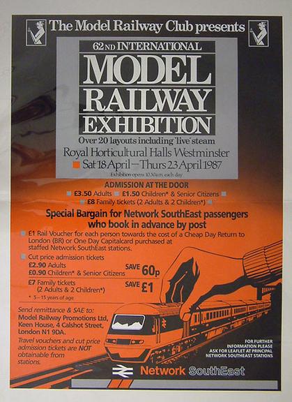 model railway club poster (poster)