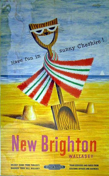 New Brighton Wallasey - Have Fun in Sunny Cheshire (poster)