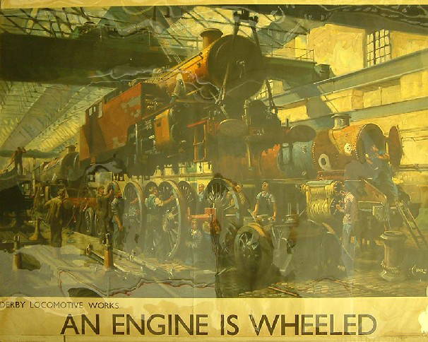 Poster, British Railways, An Engine is Wheeled