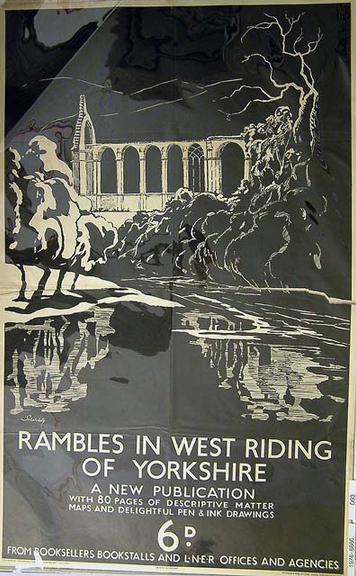 Rambles in West Riding of Yorkshire (poster)