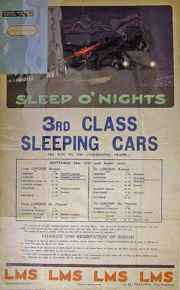 Sleep O' Nights 3rd Class Sleeping Cars