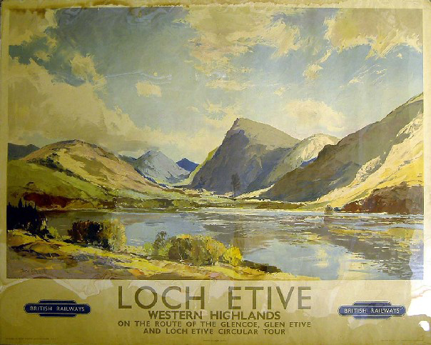 Loch Etive Western Highlands (poster)