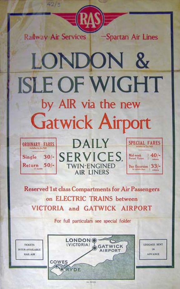 London & Isle of Wight by air via the New Gatwick Airport