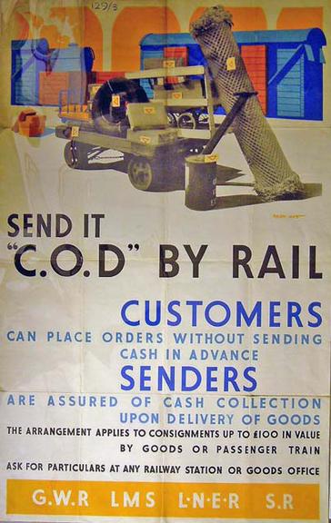 send it C.O.D. by rail (poster)