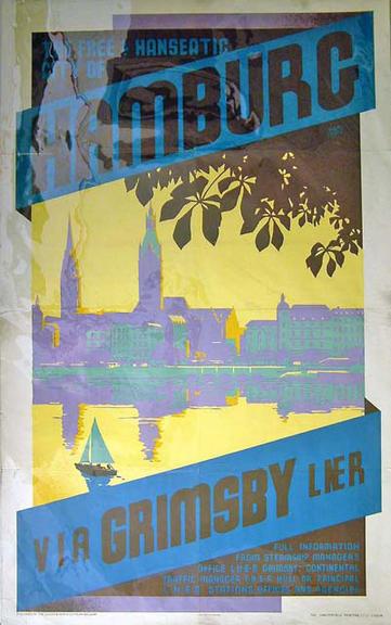 Hamburg via Grimsby (poster)